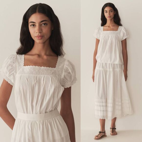 Doen Tops - DOEN FRANCIA TOP IN SALT XXL $268